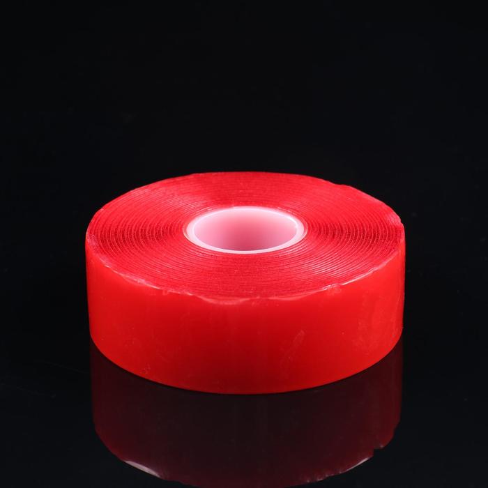 Клейкая лента, прозрачная двухстороння акриловая, 25мм х 5м Torso