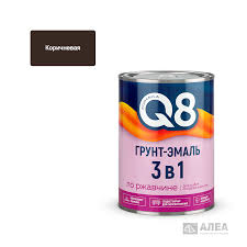 Грунт-эмаль по ржавчине 0,9кг коричневая FORMULA