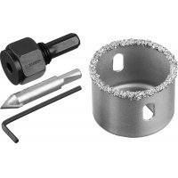 Коронка-чашка по кафелю карбид вольфрама 32мм L 25мм ЗУБР