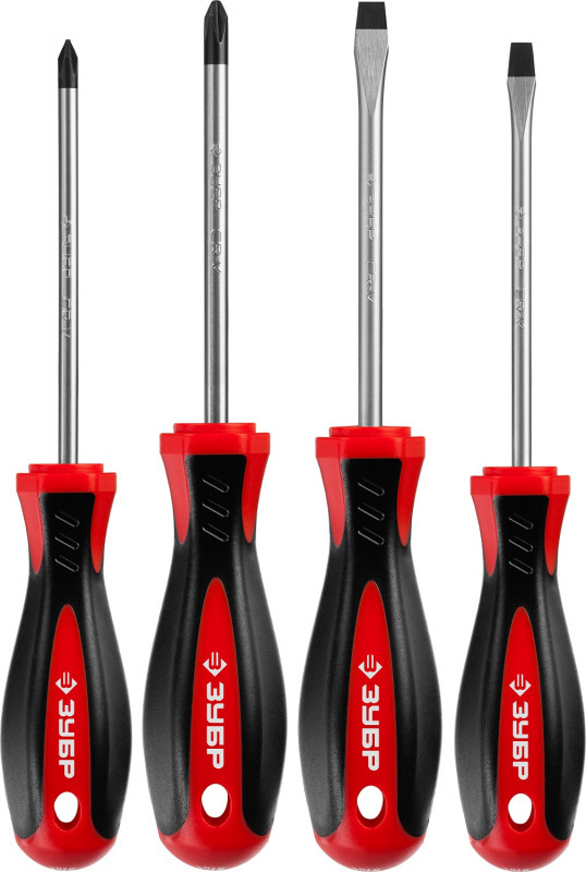 Набор отверток 4шт ЗУБР Мастер-4