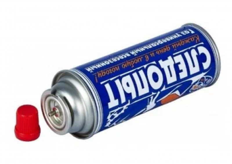 Газ для портативных плит Следопыт 220гр универсальный всесезонный