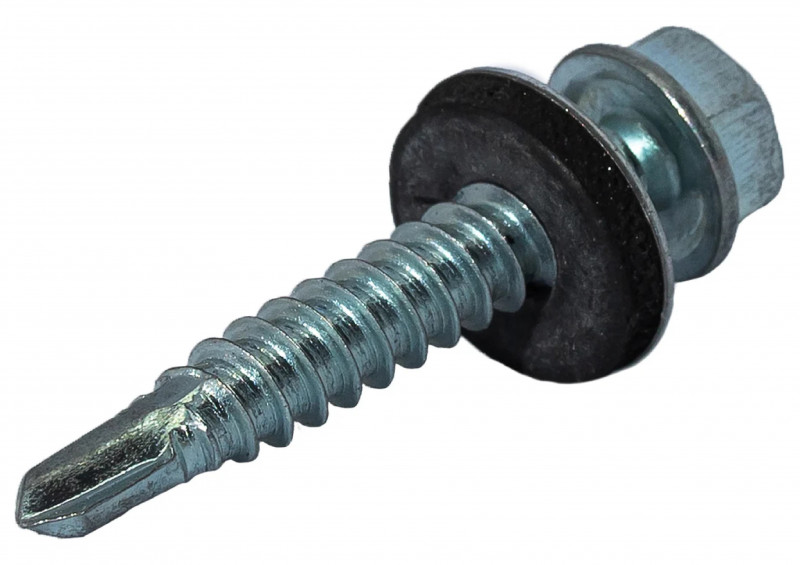 Саморез кровельный HWX7-W-P9 6,3х38мм ТМ HARDWEX