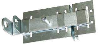 Задвижка дверная ЗД-04 серебро