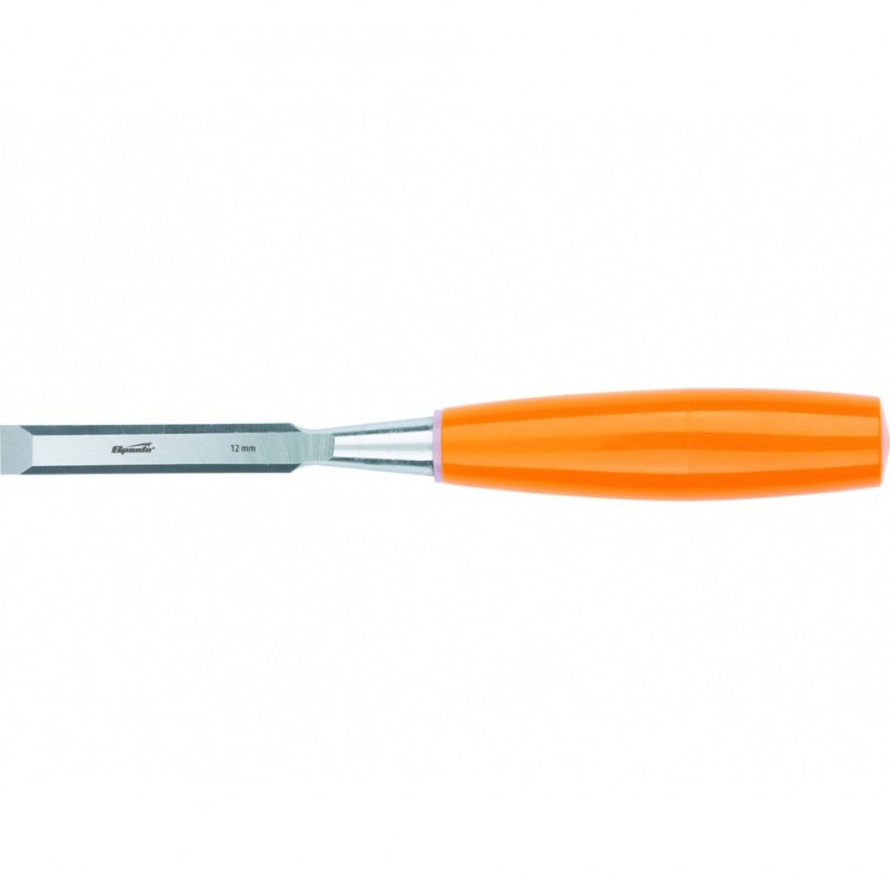 Стамеска 12мм плоская, пластиковая рукоятка