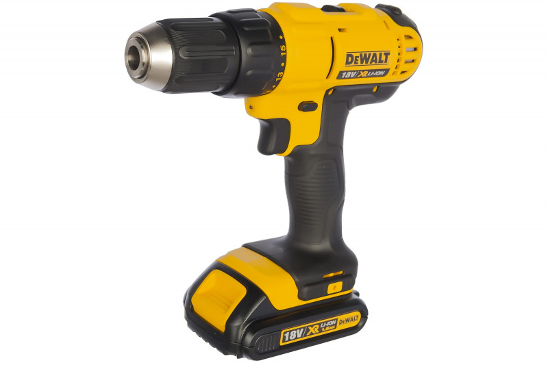 Шуруповерт аккумуляторный DСD771S2 18В 1,5Ач 450/1500об/мин DeWalt