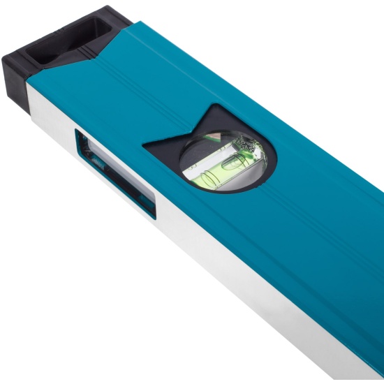 Уровень магнитный алюминиевый 2 глазка+1 зерк.глазок,600мм