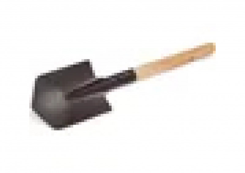 Лопата саперная деревянный черенок 180х155х530мм Polyagro