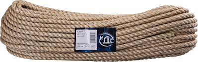 Канат джутовый 6мм 50м МДС