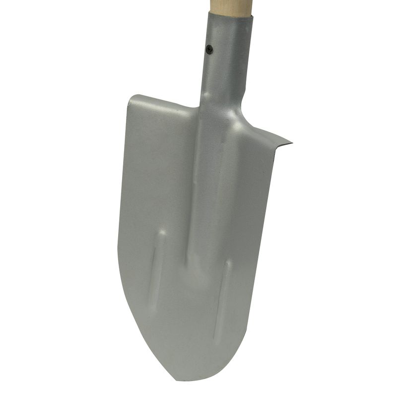 Лопата штыковая с ребрами жесткости с черенком