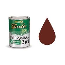 Грунт-эмаль по ржавчине 3в1 шоколад 1,8кг ВИТ color