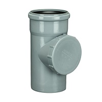 Ревизия канализационная с крышкой 110