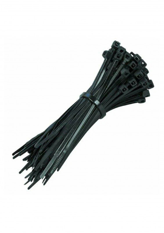 Хомут-стяжки нейлон 100шт 4х200 черные