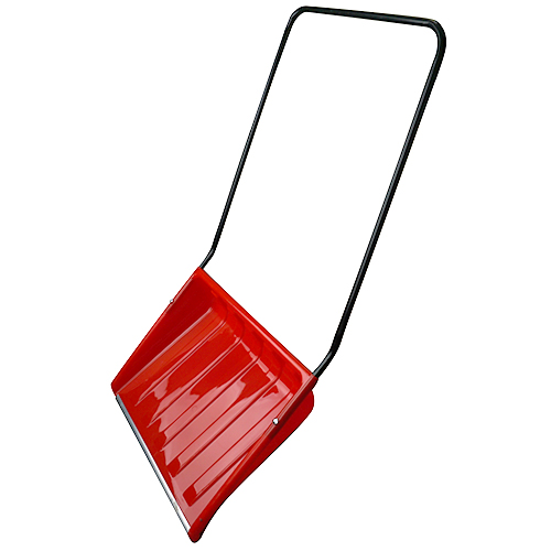 Скрепер для уборки снега 700х550х1470мм алюм.планка, стальная ручка d20