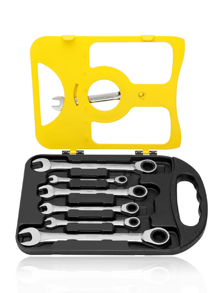 Набор трещеточных ключей в кейсе 7 предметов GOODKING ТК-1007