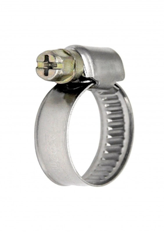 Хомут червячный 10-16мм нерж