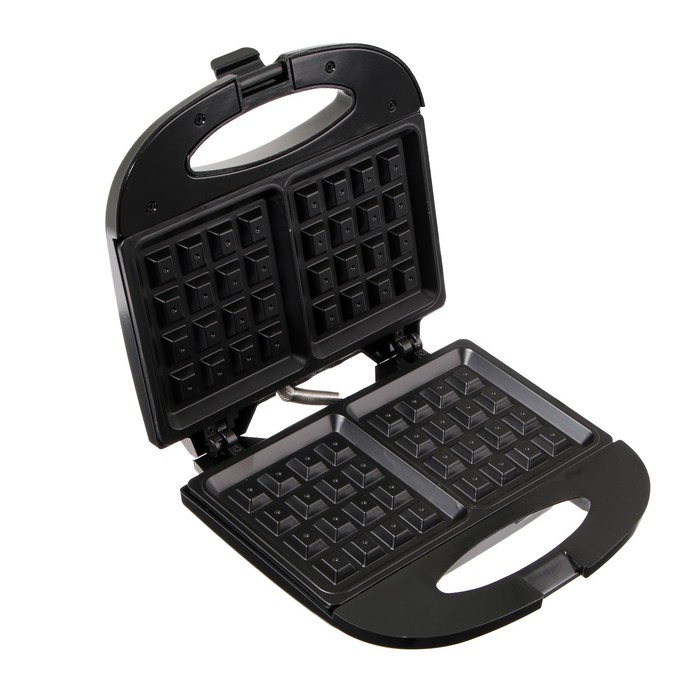 Электровафельница LT-09 750 Вт венские вафли антипригарное покрытие черная