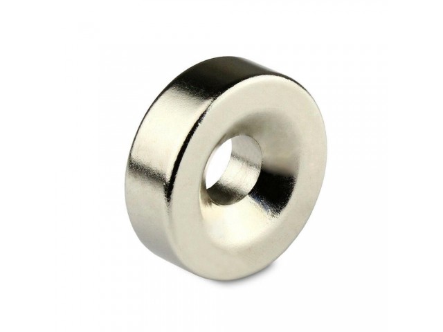 Магнит-диск неодимовый 20х3мм с зенковкой 4,5/7,5мм