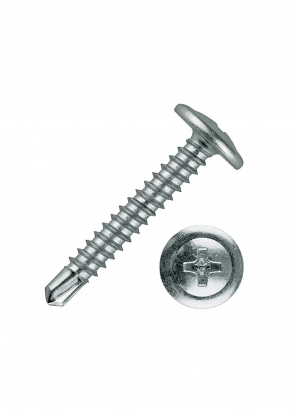 Саморез с пресс-шайбой сверло 4,2х32