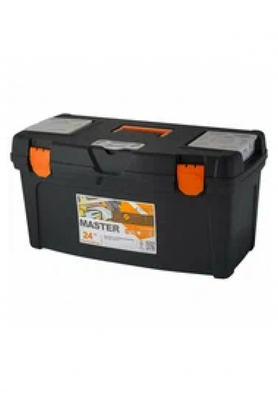 Ящик для инструментов 16" черный/оранжевый MASTER