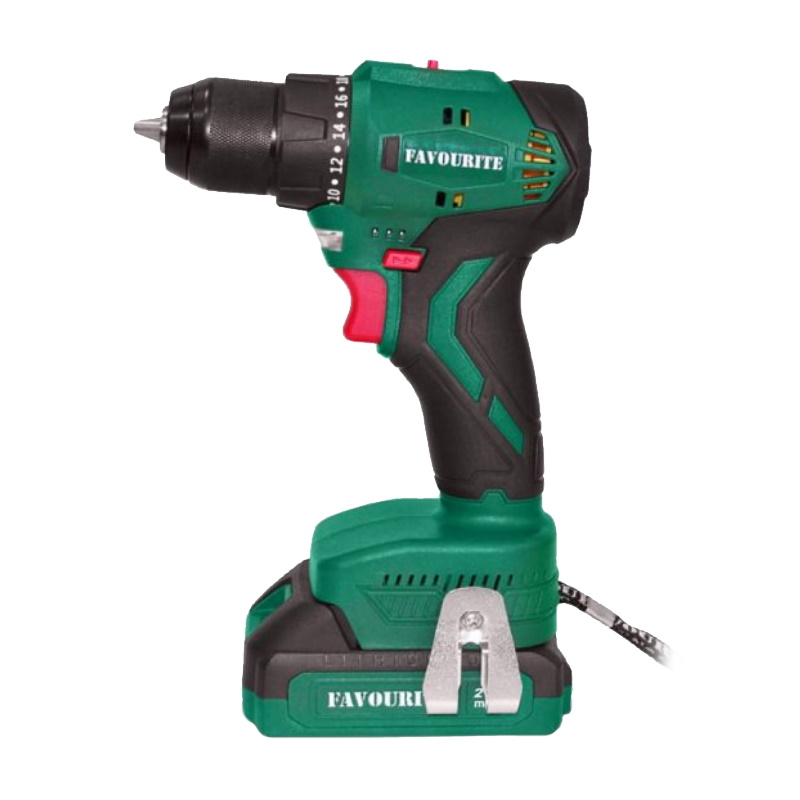 Дрель-шуруповёрт аккумуляторная DC NB21 21В 2,0Ач 2 аккум кейс бесщеточный PROMO FAVOURITE