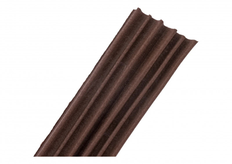 Уплотнитель бытовой резиновый WALLS Е-профиль самоклеящийся коричневый 10м