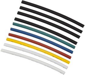 Набор термоусадочных трубок ТТУ 4/2 (4хЧ; 2хБ; К; С; Ж; З) IEK UDRS-D2-D4-10-10