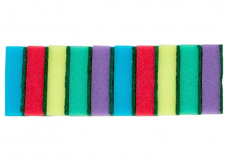 Губки для посуды 10шт JUMBO