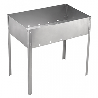 Мангал Складное дно 335х230х230мм+4х330 шампура в сумке