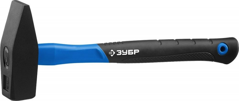 Молоток слесарный фиберглассовая рукоятка 1500г ЗУБР