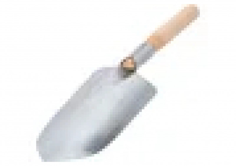 Совок посадочный стальной широкий дерев ручка